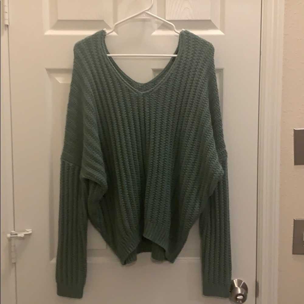 Green sweatshirt